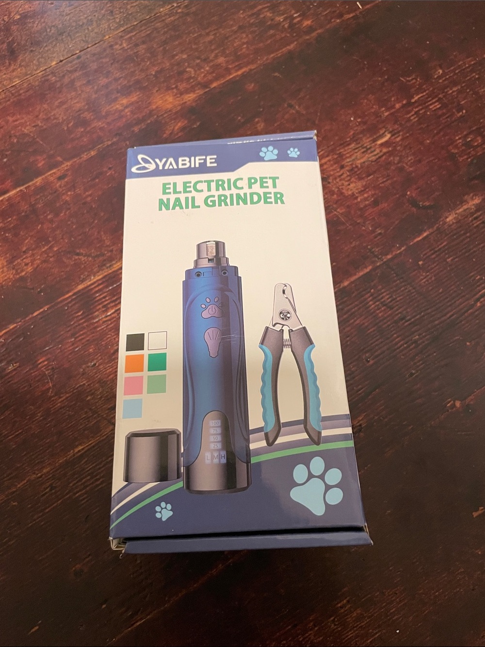 Electric Pet Nail Grinder in Blue